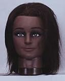 Hairart Mannequin with Human Hair in Black 11