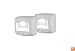 Mr. Beams MB532 Battery Operated Indoor/Outdoor Motion-Sensing LED Step Light, White,, 2-Pack