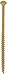 The Hillman Group 47862 Power Pro Star Drive Outdoor Wood Screw, 10-Inch x 4-Inch, Bronze Ceramic Coated