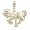 Carousel Horse Charm - 10K Yellow Gold