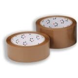 5 Star Office Packaging Tape Low Noise Polypropylene 50mm x 66m Buff [Pack 6]