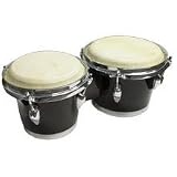 Light Wood Tunable Bongos with Tuning Key