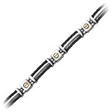 Men's Stainless Steel & 14kt. Gold Fashion Bracelet