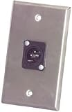 PROCO WP1027 (1) XLR MALE WALLPLATE SINGLE GANG