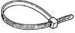 CABLE TIES NYLON BLK 100/BAG 8in.