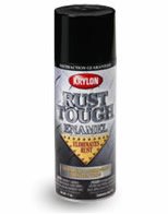 Krylon Rust Tough Rust Preventative Enamels (12 oz.) - Semi Flat Black
