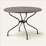 Kettler 6850-22S 36 Inch ROUND MESH TABLE GREY