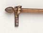 Quilt Racks Antique Brass, 9 foot Quilt Hanger Antique Br. Pineapple Finials