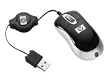 Hewlett Packard PF725A USB Ultra Mini Mouse with retractable Cord Black/silver