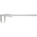 Mitutoyo 534 Series Vernier Caliper, Steel, Inch/Metric, Nib Style, Long Jaw, For Inside/Outside Measurements