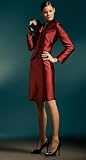 SCARLET RED PENCIL SKIRT