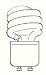 The Great Outdoors FLB-13M N/A 13 Watt GU24 Spiral Fluorescent Light Bulb