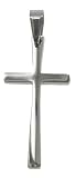 316L Stainless Steel Pendant Stainless Steel Pendants with cross design and shiny polish. Length of Charm:36mm Width of Charm: 18mm