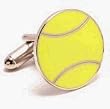 Tennis Ball Cufflinks - Sports Themed Formal Wear - Cufflinks
