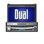 Dual XDVD9101 AM/FM/DVD Receiver with 7-Inch Motorized LCD, Touch Front Panel Full i-pod via USB (Black)