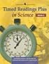 Timed Readings Plus in Science: Book 6