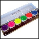 Neon Aquacolor Palette KRYOLAN Day-Glow Eyeshadow - 5177