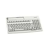 Cherry Advanced Performance Line G81-7000 POS Keyboard - 104 Keys - Magnetic Stripe Reader - USB - Light Gray