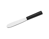 Rada Cutlery Super Spreader Knife, Made in USA, Dishwasher Safe Black Handle (W213)
