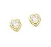14k Yellow 5mm Heart April Birthstone Created title=
