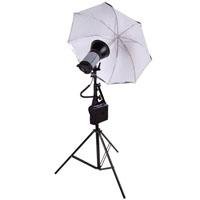 Flashpoint II 320M Monolight Kit, One 150 Watt Second Monolight with Portable Battery Power Pack, 9.5 Light Stand and 40 White Umbrella.and Case