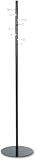 Safco 4191 Spiral Nail Head Costumer, Eight Nail-Head Hooks, Black