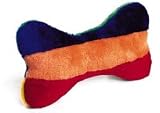 Plush Rainbow 9 Dumbbell,Dog Toys, Dogs, Pet & Supplies