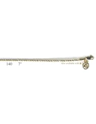 Gold Rope Bracelet (7")