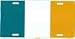 Irish Ireland Flag Front Novelty License Plate 6x12