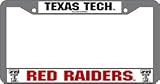 Texas Tech Red Raiders Chrome License Plate Frame