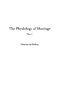 The Physiology of Marriage: Part 2 (Pt. 2)