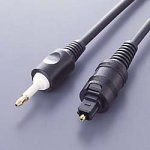 バッファローコクヨサプライ Arvel AVケーブル 光ミニプラグ:光角型プラグ 3.0m MO730AB