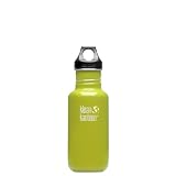 Klean Kanteen 18-Ounce Classic Sport Cap 2.0 Stainless Steel Water Bottle, Green Energy
