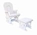 GLIDER OTTOMAN SET WHITEwBEIG 7023W 10499
