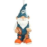 Miami Dolphins NFL Gnome Christmas Ornament