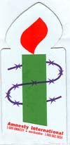 Amnesty International Candle Magnet