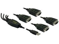 DELOCK Adapter USB Seriell 4x 9 polig St Preisvergleich