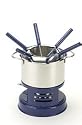 Typhoon maine blue fondue set