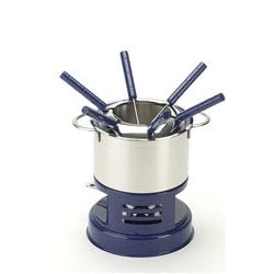 Typhoon maine blue fondue set