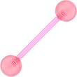 Bioplast Pinksicle Barbell Tongue Ring