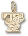 Toronto Blue Jays Solid 14K Gold ''T'' Logo 3/8'' Pendant