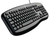 Logitech Classic Keyboard - Keyboard - PS/2 - black - UK