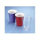 SOLO CUPS Plastic Party Cold Cups, 12 Ounces, Clear, 20 Bags of 50 Per Carton