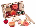 木製ままごと サクサクハンバーガー