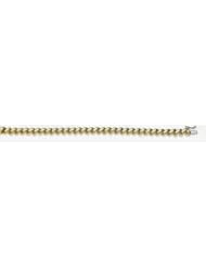 5mm 14k Italian Gold San Marco Bracelet 7"