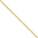14k 1.45mm Diamond-Cut Cable Chain Necklace - 16 Inch
