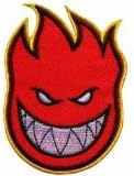 Ad40 - Spitfire Skateboard Wheels Fire Red Devil Iron Patch Size 2.5x3.5 Inches,6x9 Cm