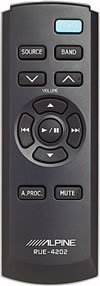 ALPINE RUE 4202 REMOTE CONTROL UNIT