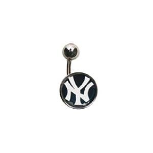 New York Yankees Belly Ring