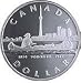 Toronto Coin Canada Silver Dollar 1984 Toronto CN Tower Ancient Canoe Silver Dollar Coin Toronto Ontario